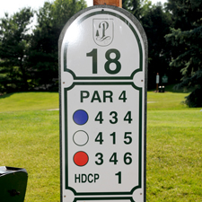 Pinecrest Golf Hole 18 Par 4